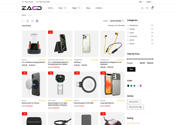 Shop Sidebar Right